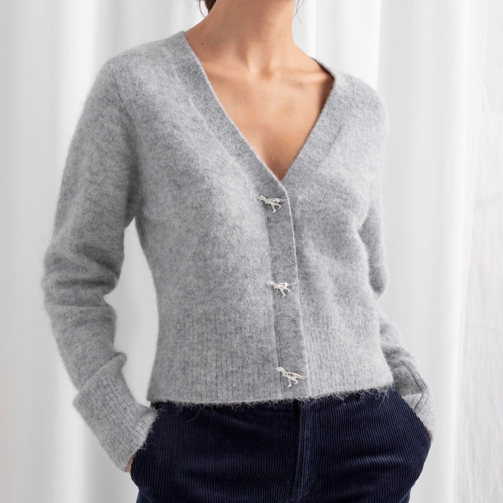 & Other Stories Dinosaur Cardigan